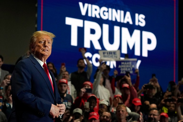 Trump closing the gap with Biden in reliably blue Virginia