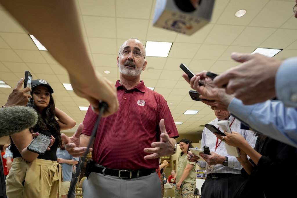 UAW president pens op-ed saying he’s ‘ready to work with Trump’