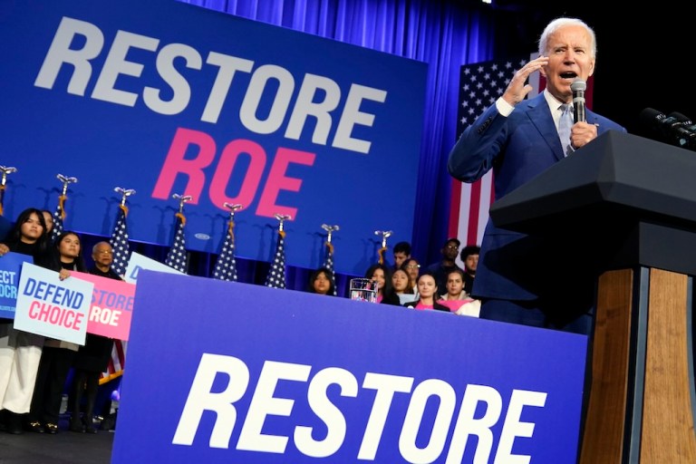 Four states where Biden is trying to run ahead of his polling with abortion on the ballot