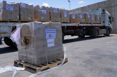 Israel allows 50 aid trucks into northern Gaza after US warning
