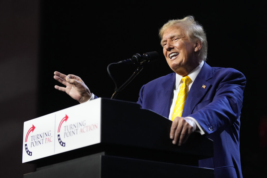 LIVE NOW: Donald Trump speaks after GOP lawmakers meeting