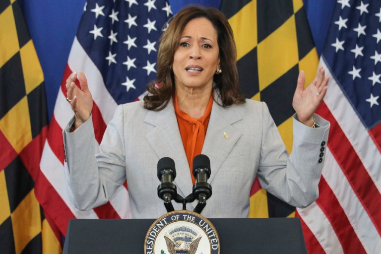 Kamala Harris unveils plan to pummel Trump’s eventual vice president pick