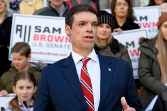 Trump endorses Sam Brown in Truth Social post hours after massive Las Vegas rally