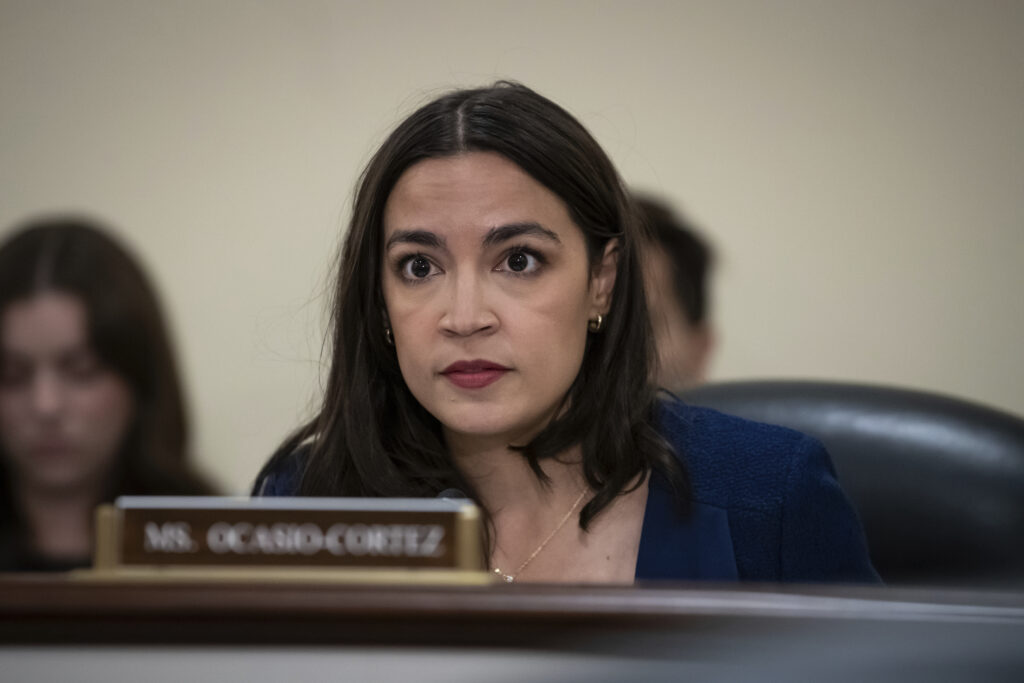 Conservative group targets AOC with billboards in Times Square before primary