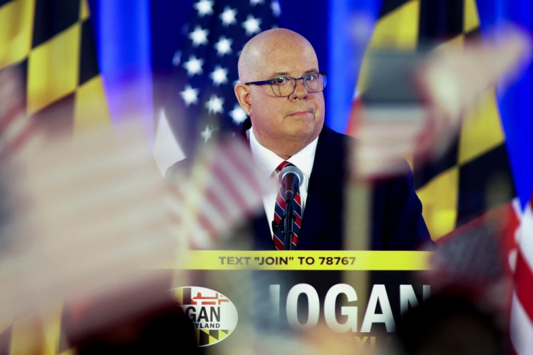 Larry Hogan withholds support from Trump after endorsement in Maryland Senate race