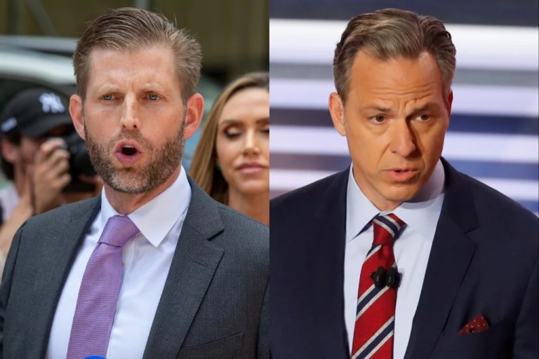 Eric Trump alleges father will be ‘debating CNN’ and Biden