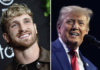 Social media influencer Logan Paul interviews former President Donald Trump