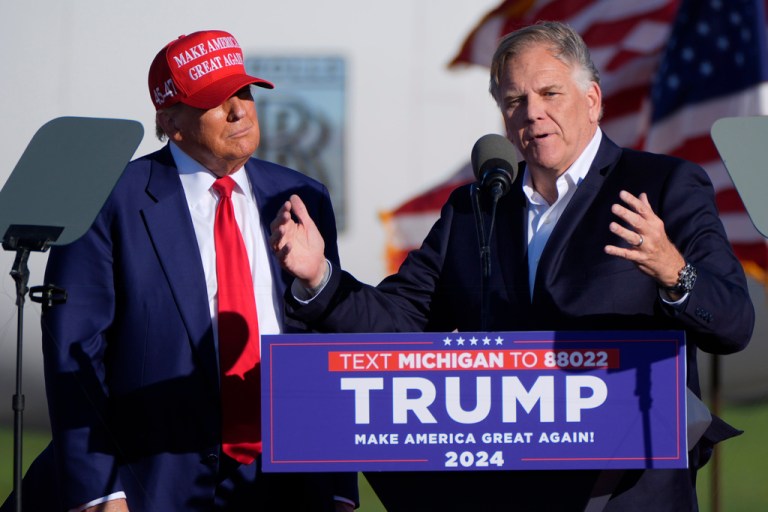 Mike Rogers accused of protecting Hillary Clinton in Michigan Senate primary ad
