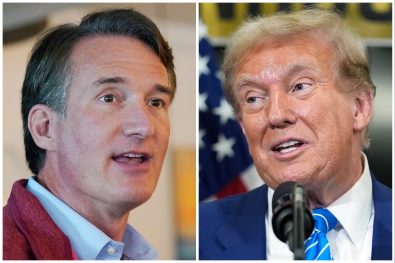 Trump and Youngkin meet in Virginia with eye on flipping state red in November