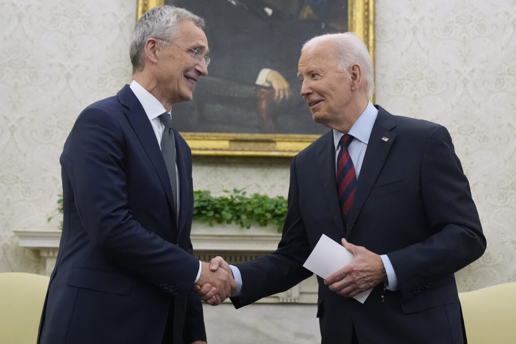 Biden and NATO leader highlight unprecedented defense spending commitments by member nations