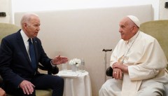 Biden gives Pope Francis Presidential Medal of Freedom