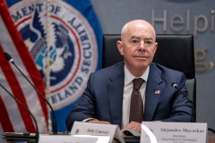 Impeached Mayorkas touts 40% drop in migrant arrests since Biden executive order