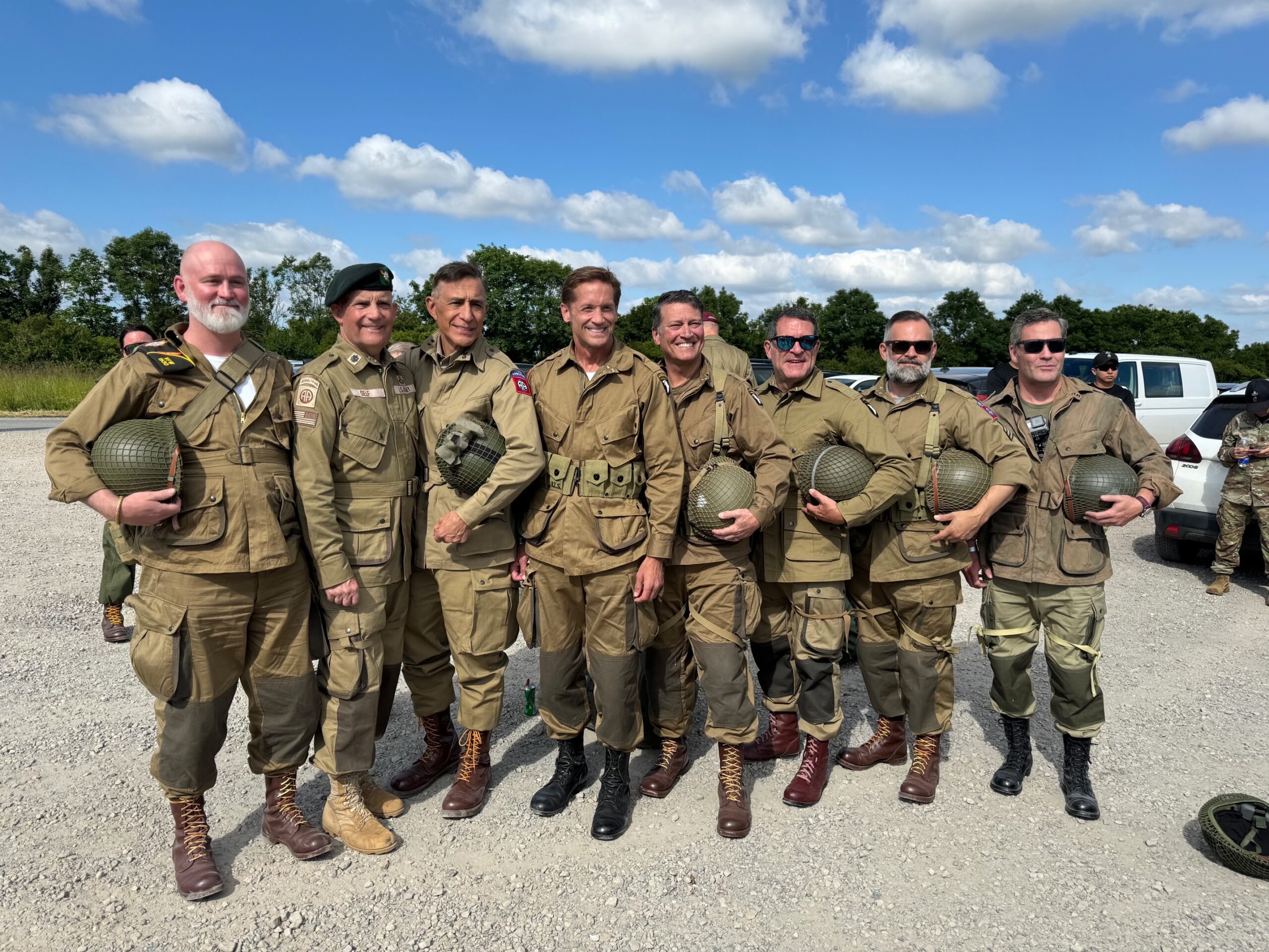 House lawmakers jump from plane to honor D-Day veterans