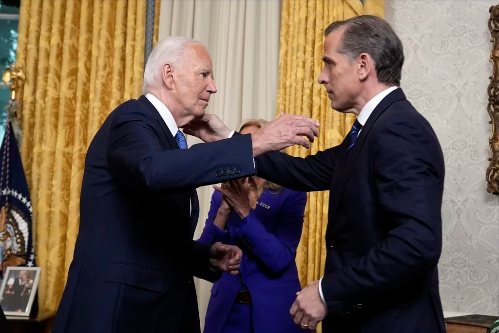 Joe Biden pardons son Hunter of all criminal charges