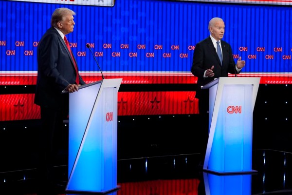 Trump throws down challenge for ‘no holds barred’ debate with Biden