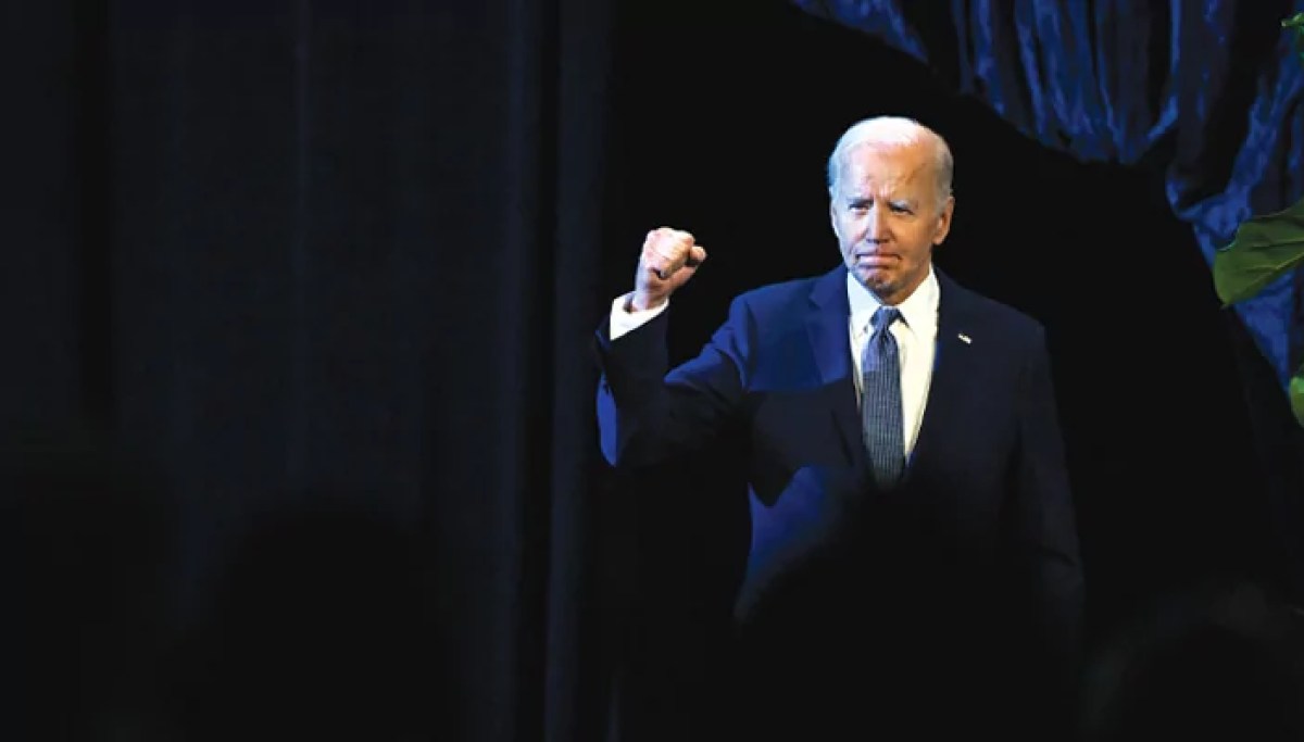 The tensions between Biden's soaring democratic rhetoric and reality