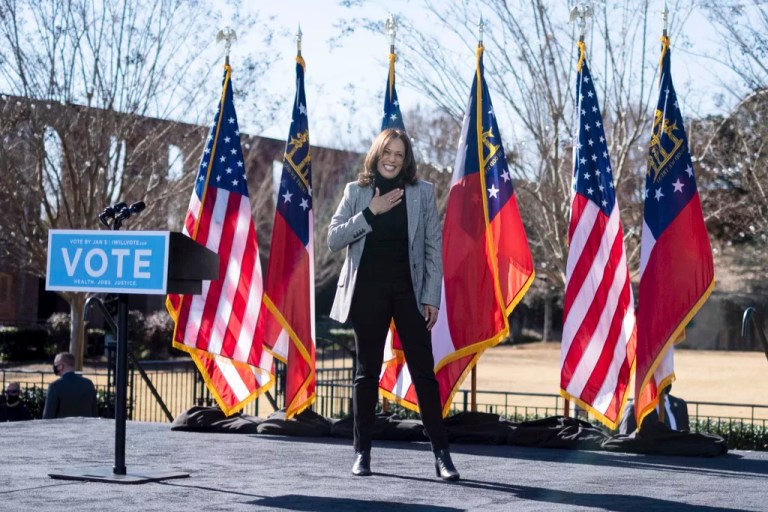 WATCH LIVE: Kamala Harris holds rally in Atlanta, Georgia