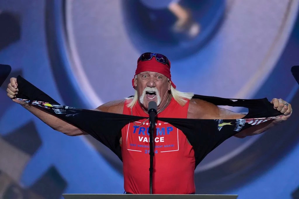 Hulk Hogan gives Trump a ripping endorsement