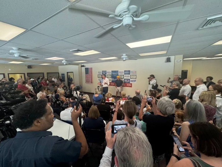 Newsom stump for Biden in Pennsylvania leaves some locals scratching their heads