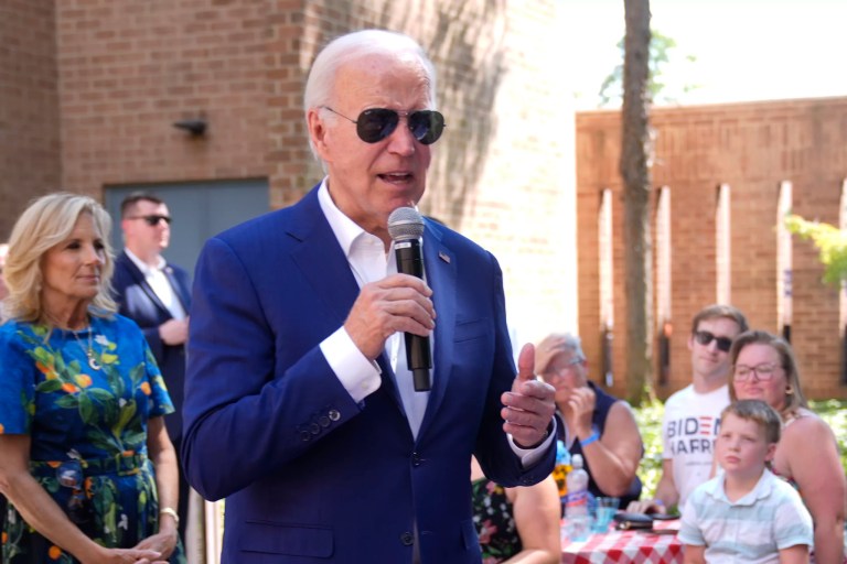 Biden tells congressional Democrats ‘to end’ talk of ditching him as nominee