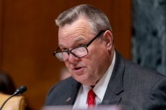 Jon Tester praised Pearl Jam poster depicting Trump dead, records show