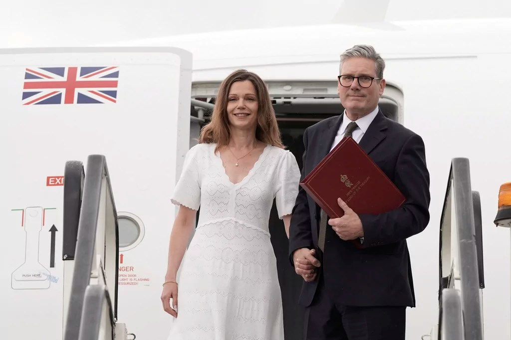 Keir Starmer touches down hoping to make impression