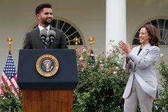 Maxwell Frost claims Kamala Harris being called a ‘DEI’ candidate is comparable to racial slurs
