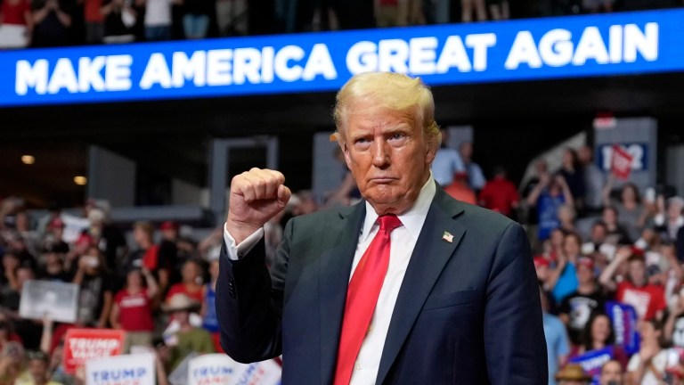 Trump erases Biden’s 2020 victory margin, leads in five of six ‘blue wall’ states