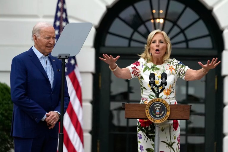 Biden leans on first lady as campaign struggles to stay afloat