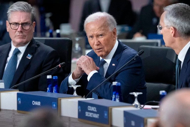 Biden campaign clings to hope in three states while keeping door open for Harris