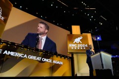 Eric Trump expands media profile for father during convention for crossover appeal