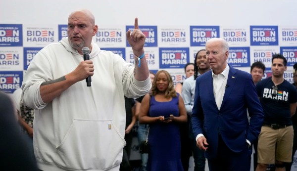 Fetterman helps Biden cling to nomination with swipes at Democratic colleagues