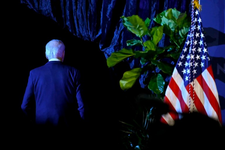 Biden sees Democratic groundswell turn against him as allies look to run out clock