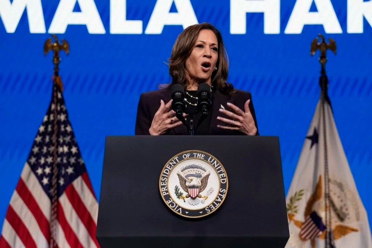 Kamala Harris touts student loan forgiveness in teachers union speech