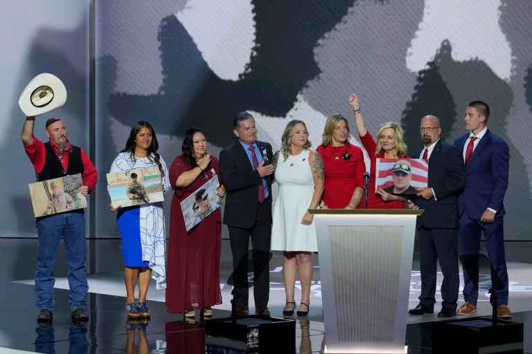 Gold Star families honored at RNC and say names of soldiers killed at Abbey Gate
