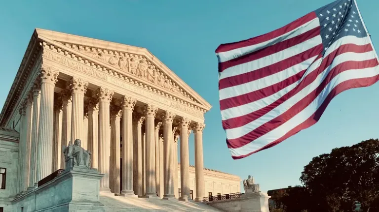The Supreme Court building in Washington.