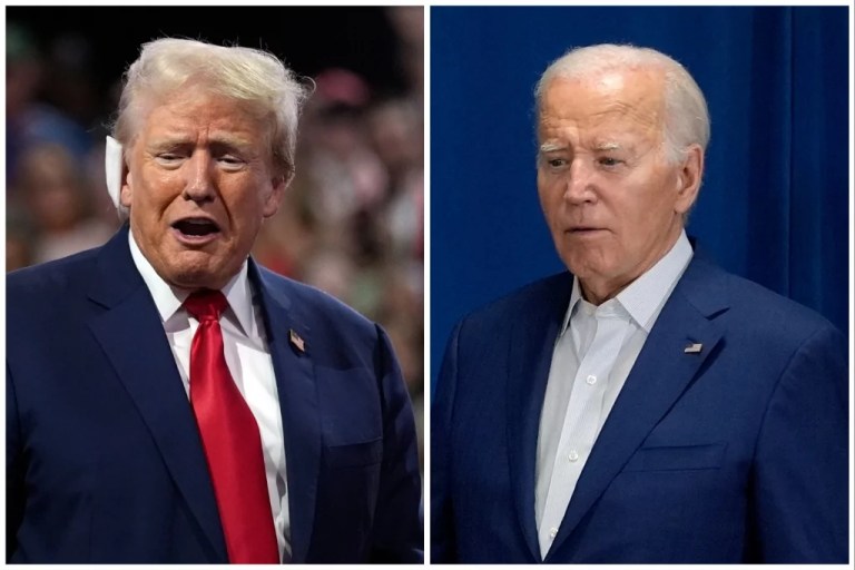 Trump chief pollster says traditionally Democratic states such as New Jersey and New Mexico are ‘toss-ups’