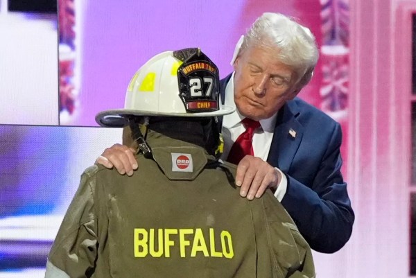Trump honors deceased rally attendee and former fireman in tribute at RNC