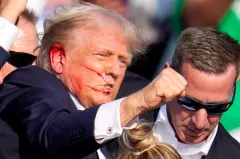 Trump’s ‘bada**’ fight after assassination attempt reminds RNC of Biden’s weakness