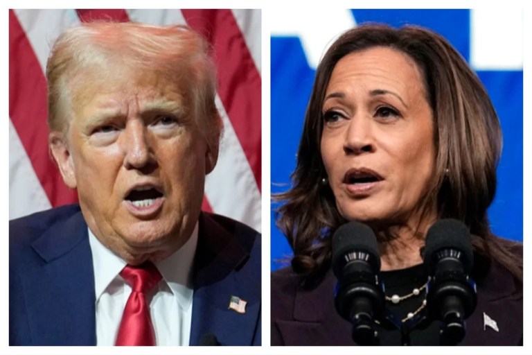 Harris goes after Trump ‘divisiveness’ over attack on her racial identity