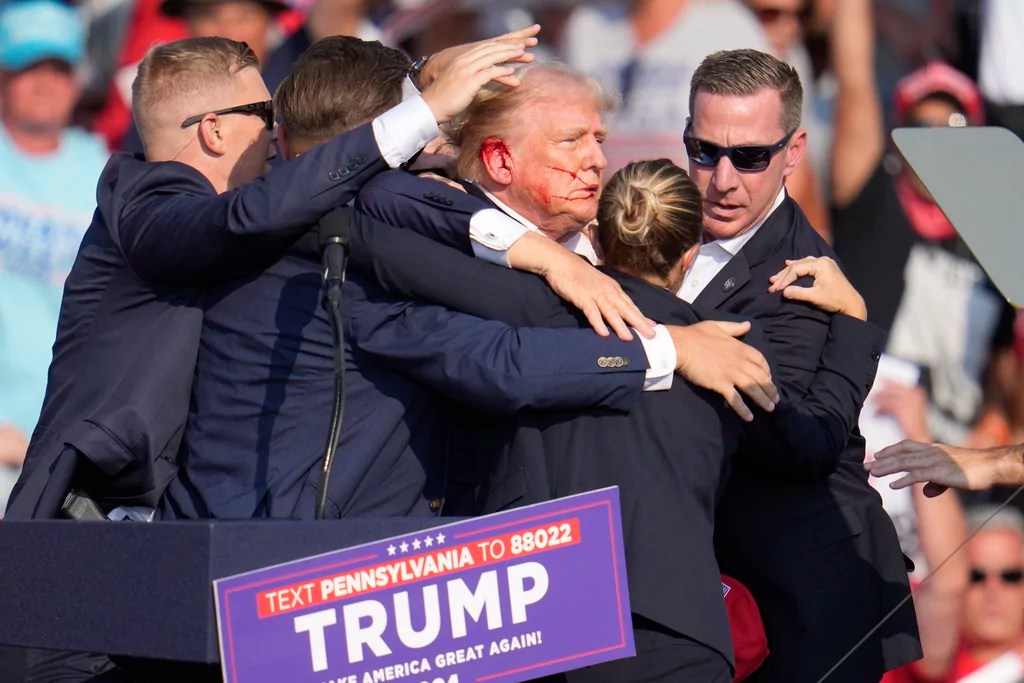 Trump-wasn’t-shot theories proliferate