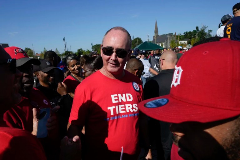UAW president shares his favorite running mates for Harris