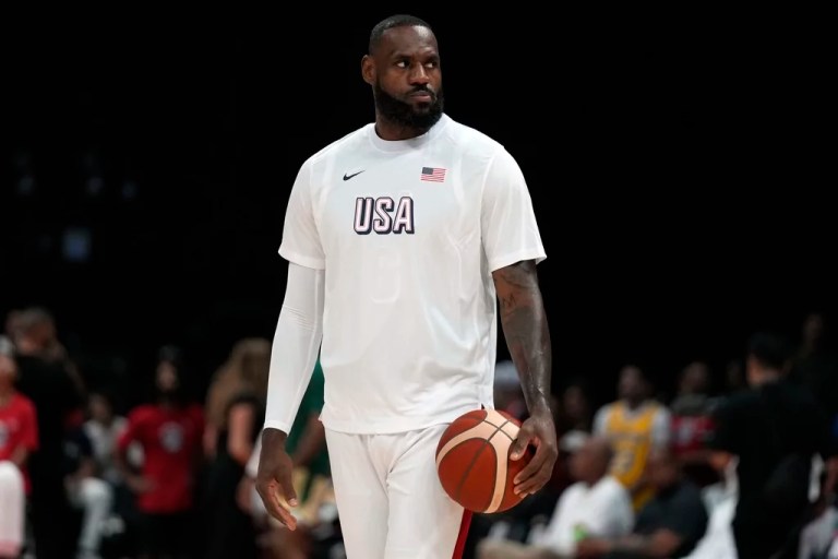 NBA superstar LeBron James chosen as male flagbearer for Olympics team