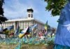 Ukraine’s Independence Square transforms into makeshift national cemetery