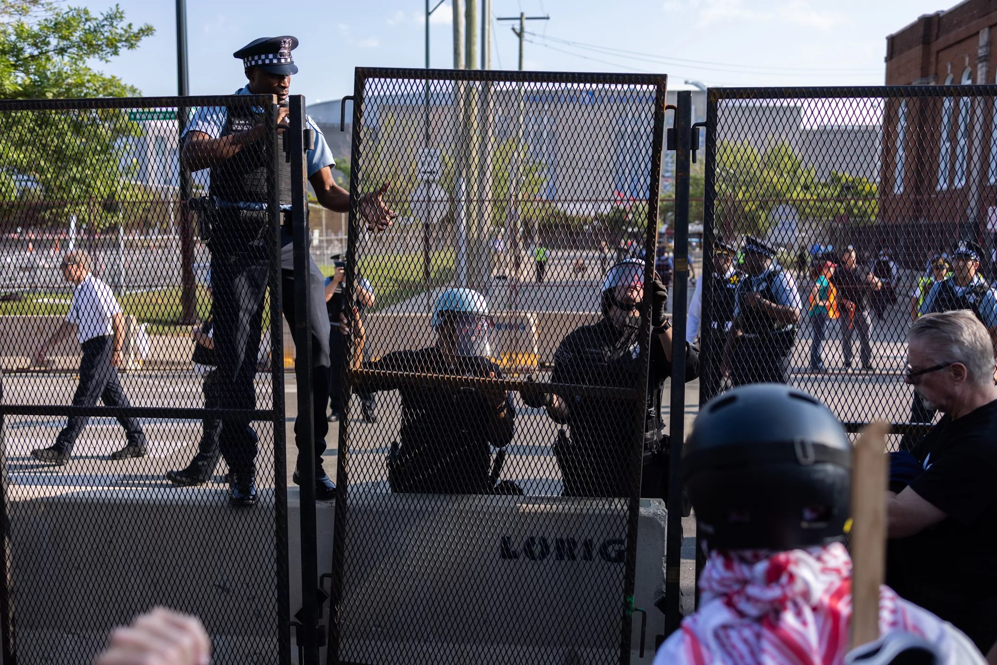Additional layer of fencing added around DNC after Monday breach