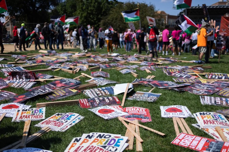 Mixed messaging undermines Monday’s pro-Gaza DNC demonstrations