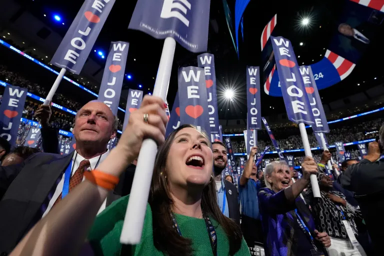 DNC roll call turns into live concert and dance party to nominate Kamala Harris