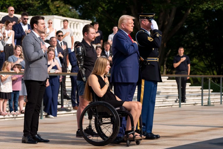 Reporter’s Notebook: Incident with Trump campaign at Arlington National Cemetery