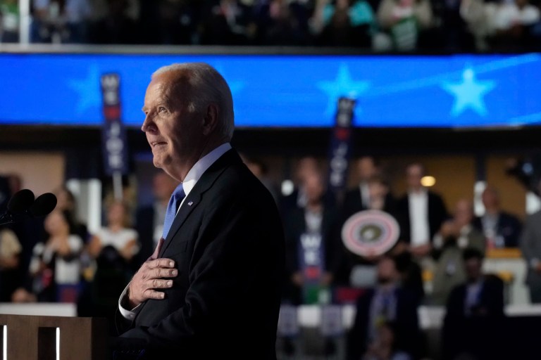 Harris campaign shrugs off late-night DNC Biden address as ‘a little behind schedule’