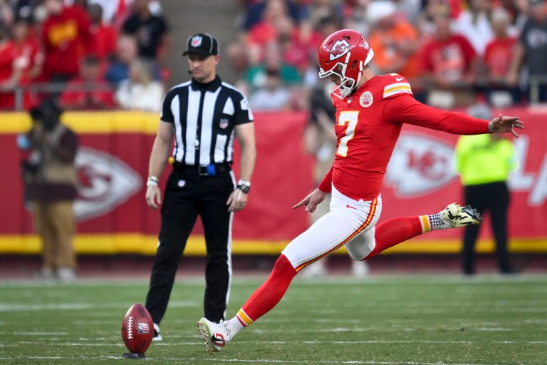 Harrison Butker urges JD Vance to bring Trump ‘back in line’ on abortion